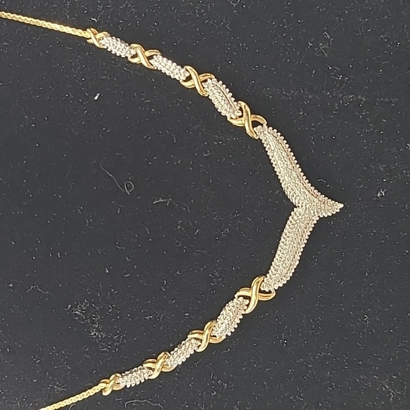 Diamond ( Genuine) Sterling Silver Necklace - Picture 4 of 15